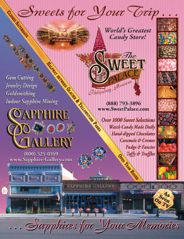 2011-2012 The Sapphire Gallery & The Sweet Palace
									<br />
									Inside Back Cover respectively
									  ♦  
									8⅜"W x 10⅞"H<br />
									70# Coated Text Stock